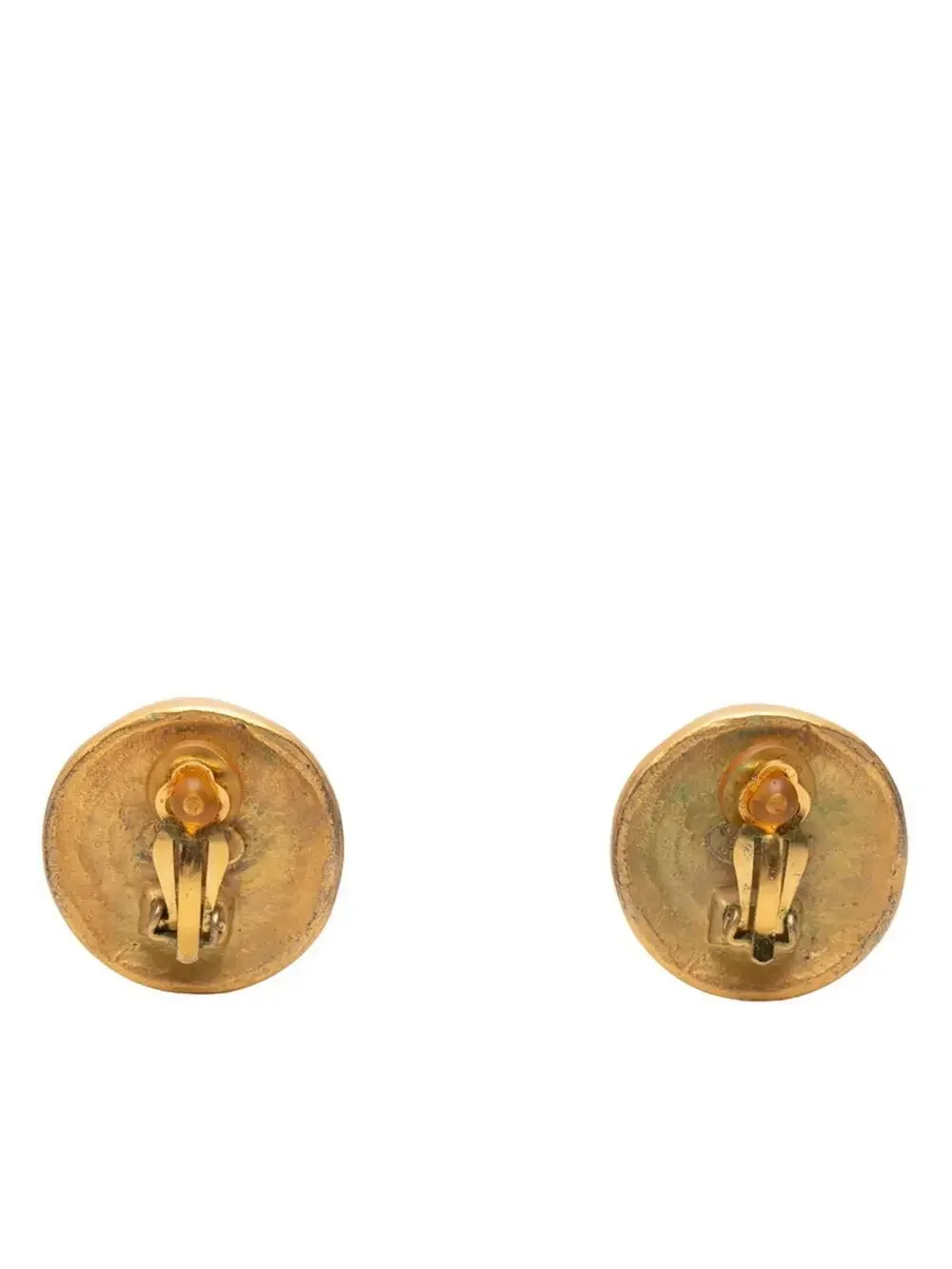 Chanel Cc Logo Clip-On Earrings Metal #246964C70B